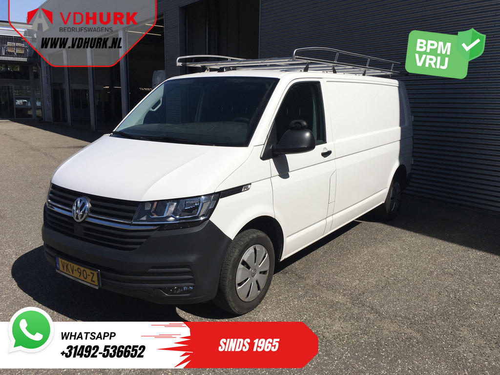 Volkswagen Transporter 2.0 TDI L2 BPM VRIJ! Imperiaal/ Carplay/ Airco/ Cruise/ PDC/ Trekhaak 8