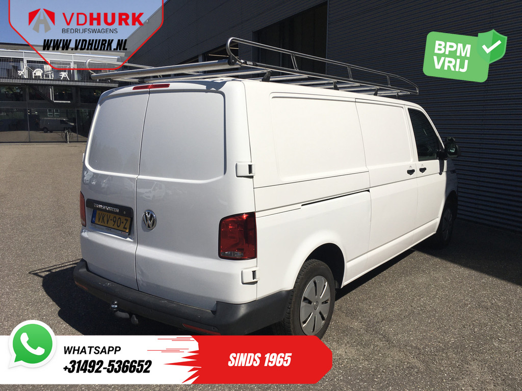 Volkswagen Transporter 2.0 TDI L2 BPM VRIJ! Imperiaal/ Carplay/ Airco/ Cruise/ PDC/ Trekhaak 9
