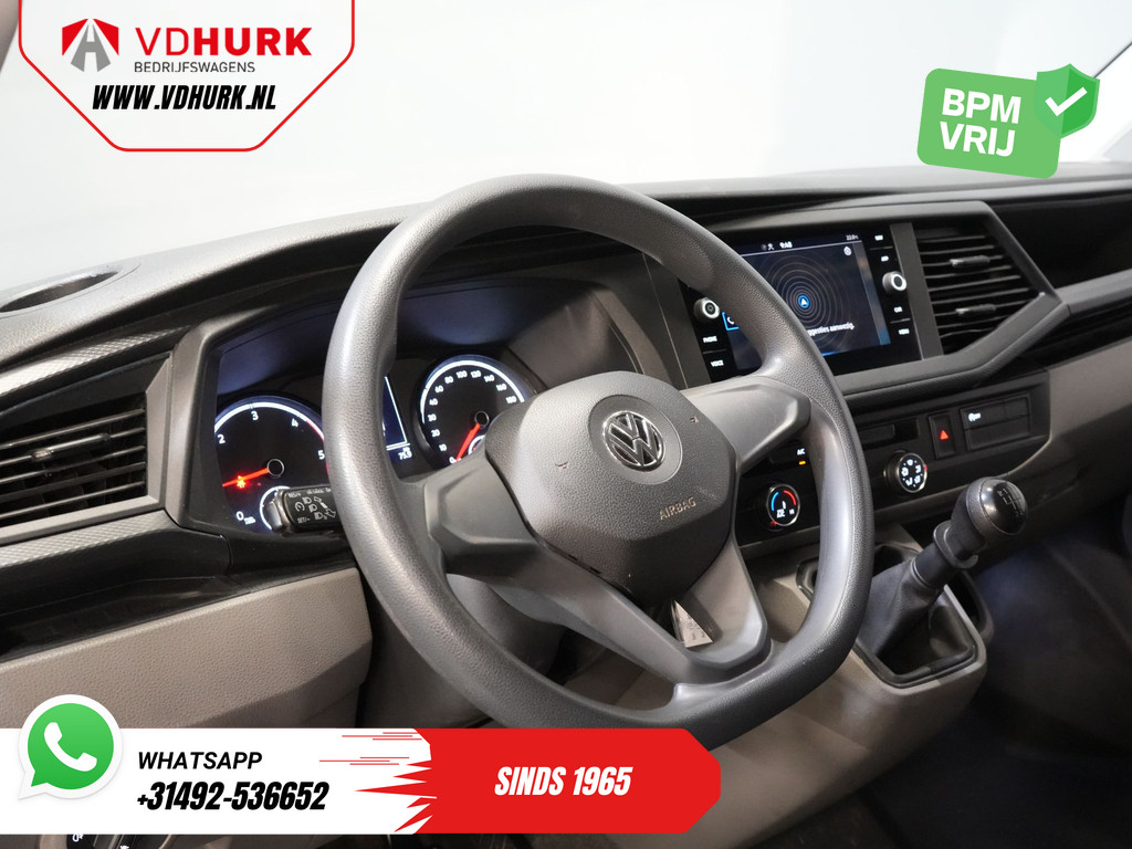 Volkswagen Transporter 2.0 TDI L2 BPM VRIJ! NL Auto/ Carplay/ Cruise/ Airco/ Navi/ PDC 14