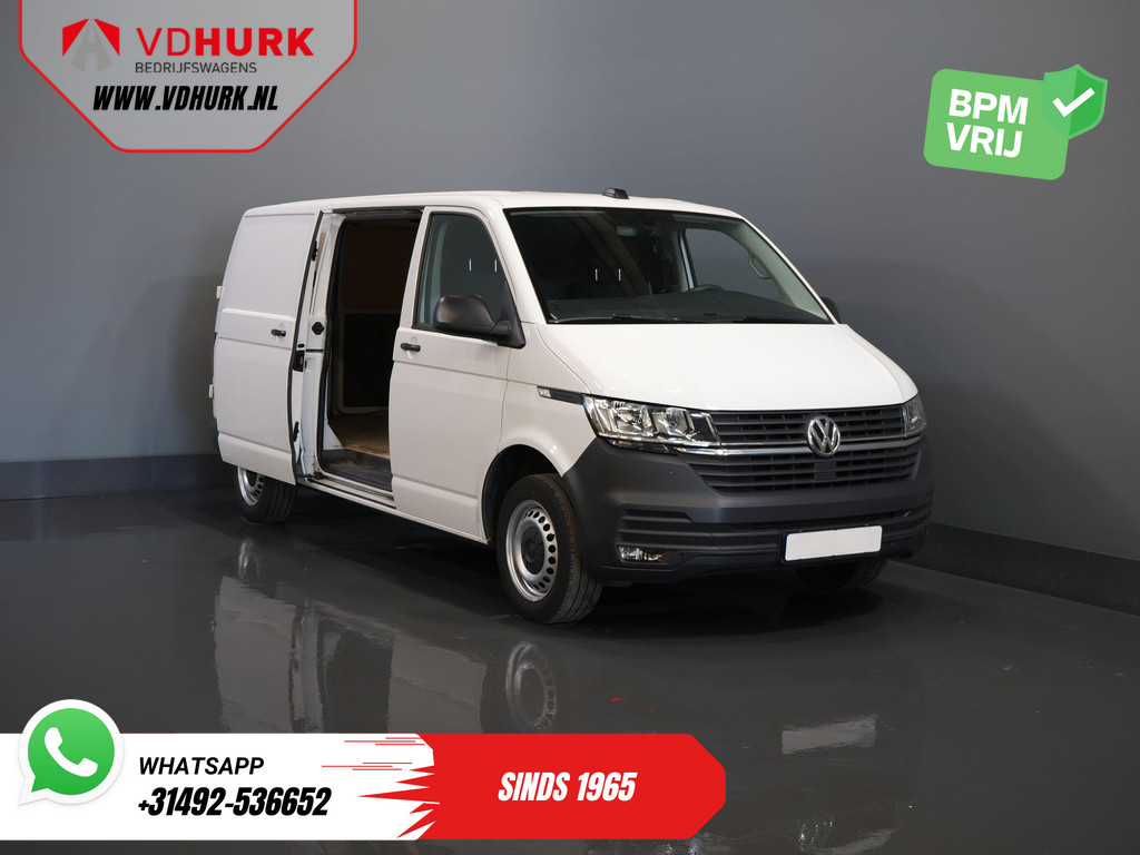 Volkswagen Transporter 2.0 TDI L2 BPM VRIJ! NL Auto/ Carplay/ Cruise/ Airco/ Navi/ PDC 9