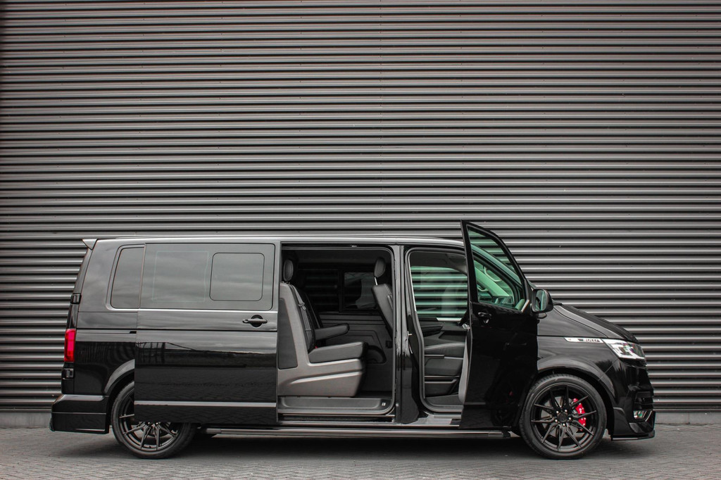 Volkswagen Transporter 2.0 TDI L2H1 199PK BULLI DC 4MOTION DUBBEL CABINE / KUIPSTOELEN / FULL OPTINS / LEDERENBEKLEDING/FULL BLACK 9