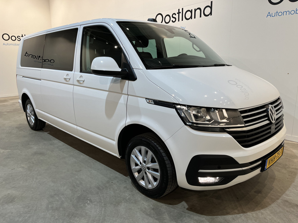 Volkswagen Transporter 2.0 TDI L2H1 30 DC Dubbel Cabine 150 PK Automaat / Euro 6 / Airco / Cruise Control / Camera / CarPlay / Trekhaak / Navigatie / Klep 17