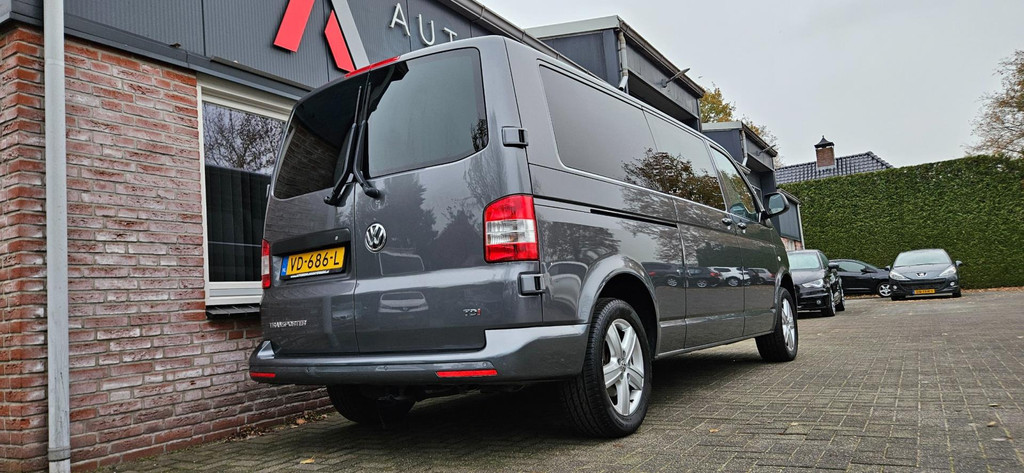 Volkswagen Transporter 2.0 TDI L2H1 DC Comfortline Dubbele Cabine! Mooie/Nette Bus! 140PK! 6-Zitplaatsen! 15