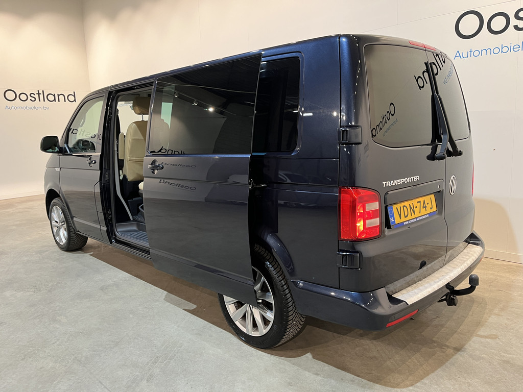Volkswagen Transporter 2.0 TDI L2H1 DC Dubbel Cabine 204 PK Automaat / Schuifdeur L + R / Airco / Cruise Control / CarPlay / Trekhaak / Camera / Leder / Navigatie 18