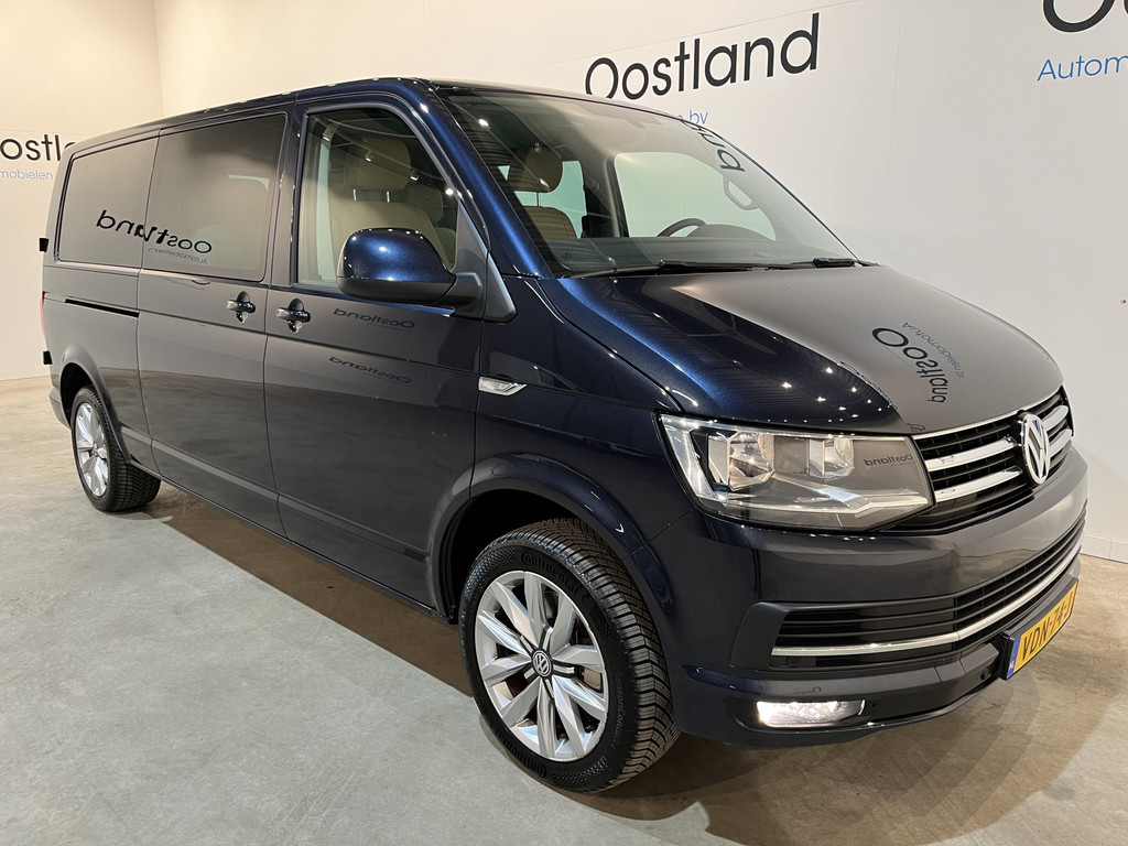 Volkswagen Transporter 2.0 TDI L2H1 DC Dubbel Cabine 204 PK Automaat / Schuifdeur L + R / Airco / Cruise Control / CarPlay / Trekhaak / Camera / Leder / Navigatie 19