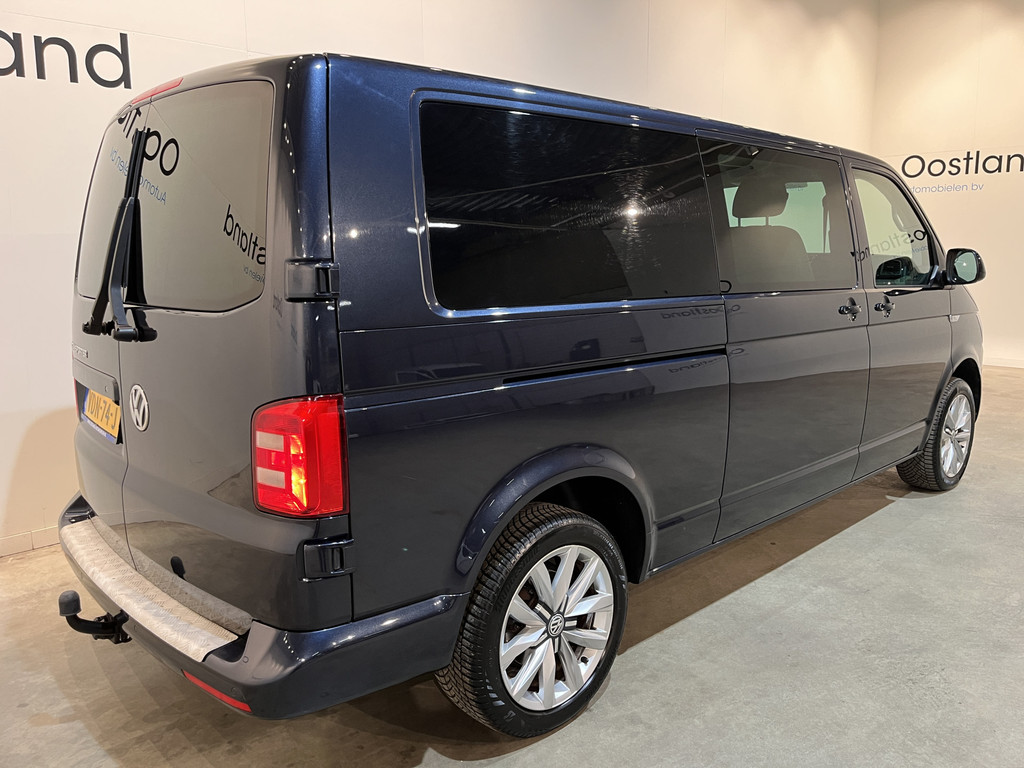 Volkswagen Transporter 2.0 TDI L2H1 DC Dubbel Cabine 204 PK Automaat / Schuifdeur L + R / Airco / Cruise Control / CarPlay / Trekhaak / Camera / Leder / Navigatie 20