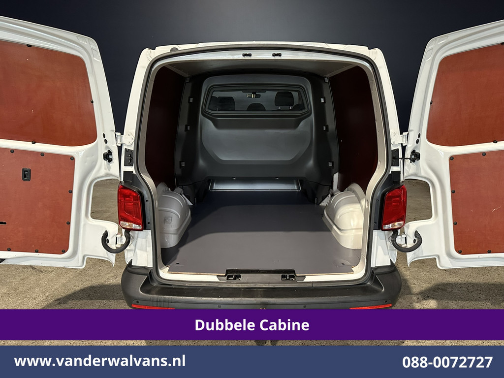 Volkswagen Transporter 2.0 TDI L2H1 Dubbele Cabine Euro6 Airco | 5-Zits | Navigatie | Trekhaak | Apple Carplay Android Auto, Cruisecontrol, Parkeersensoren 13