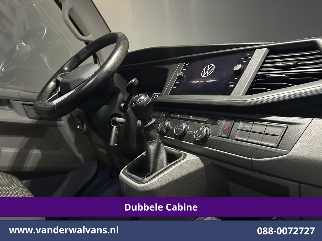Volkswagen Transporter 2.0 TDI L2H1 Dubbele Cabine Euro6 Airco | 5-Zits | Navigatie | Trekhaak | Apple Carplay Android Auto, Cruisecontrol, Parkeersensoren 14