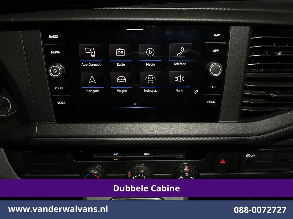 Volkswagen Transporter 2.0 TDI L2H1 Dubbele Cabine Euro6 Airco | 5-Zits | Navigatie | Trekhaak | Apple Carplay Android Auto, Cruisecontrol, Parkeersensoren 16