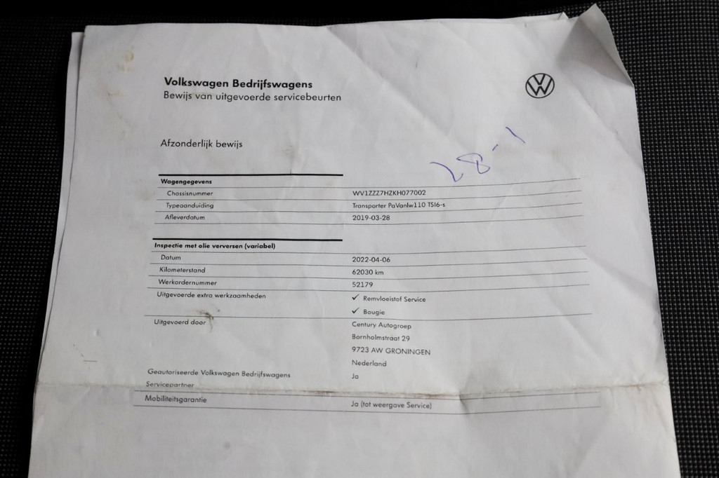 Volkswagen Transporter 2.0 TSI 150pk Benzine L2H3 Trendline Airco/Camera BPM-VRIJ 03-2019 8