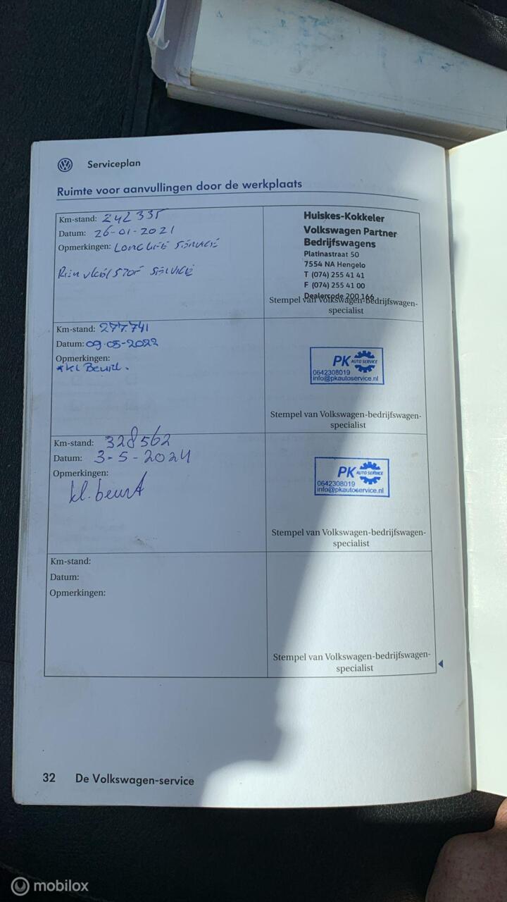 Volkswagen Transporter 2.5 TDI AUTOMAAT EUR3999,- + 21% BTW 18