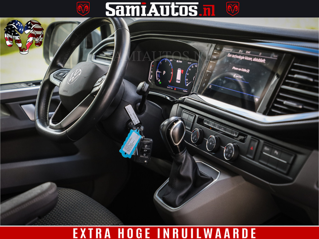 Volkswagen Transporter Bulli 2.0 TDI L2H1 30 DC | Full Led | 20 Inch Wielen | Dubbele Cabine | Nardo Grey | 5 Perssons | Trekhaak | 11