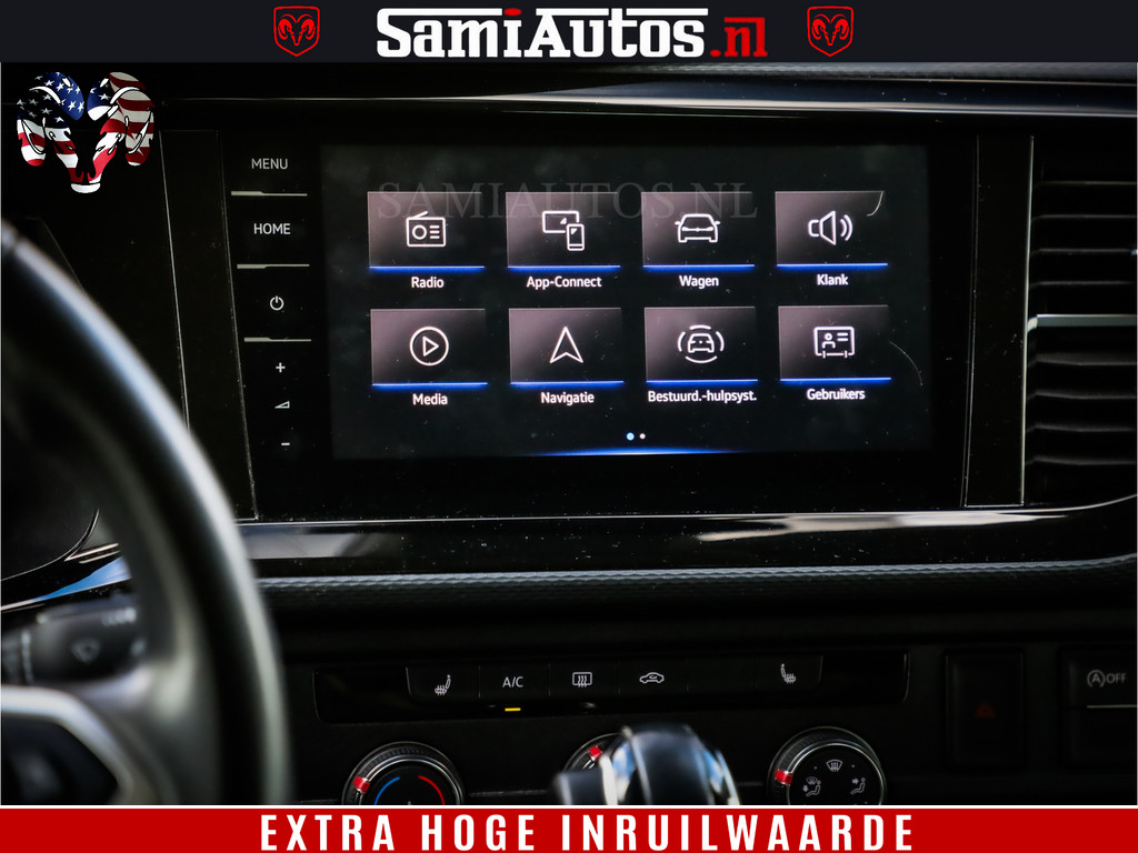 Volkswagen Transporter Bulli 2.0 TDI L2H1 30 DC | Full Led | 20 Inch Wielen | Dubbele Cabine | Nardo Grey | 5 Perssons | Trekhaak | 20