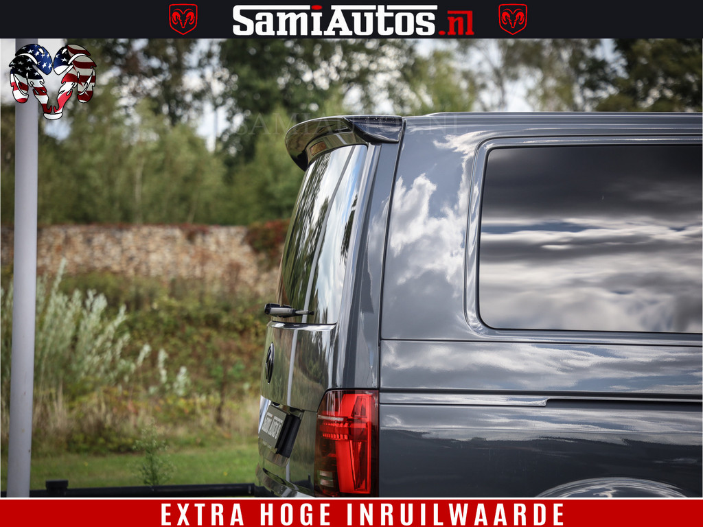 Volkswagen Transporter Bulli 2.0 TDI L2H1 30 DC | Full Led | 20 Inch Wielen | Dubbele Cabine | Nardo Grey | 5 Perssons | Trekhaak | 9