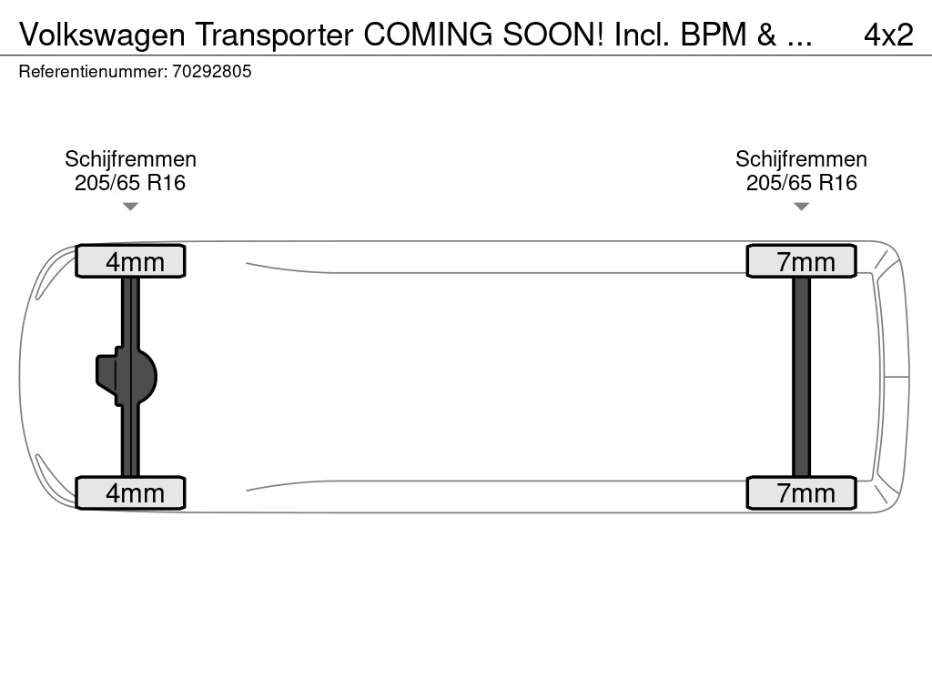 Volkswagen Transporter COMING SOON! Incl. BPM & BTW Personenvervoer L2H1 Trekhaak Navi Airco Cruise Camera Parkeersensoren Kombi TV Taxi Euro6 Airco Dubbel cabine Cruise control 21