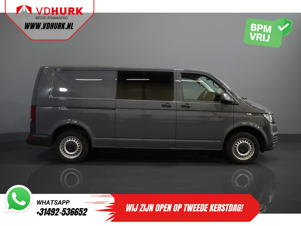 Volkswagen Transporter T6.1 2.0 TDI 150 Pk DSG Aut. L2 BPM VRIJ! DC Dubbel Cabine 4Motion/ Carplay/ Camera/ PDC/ Cruise/ Airco/ 4x4 10