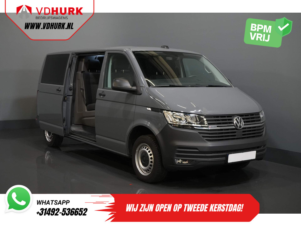 Volkswagen Transporter T6.1 2.0 TDI 150 Pk DSG Aut. L2 BPM VRIJ! DC Dubbel Cabine 4Motion/ Carplay/ Camera/ PDC/ Cruise/ Airco/ 4x4 8