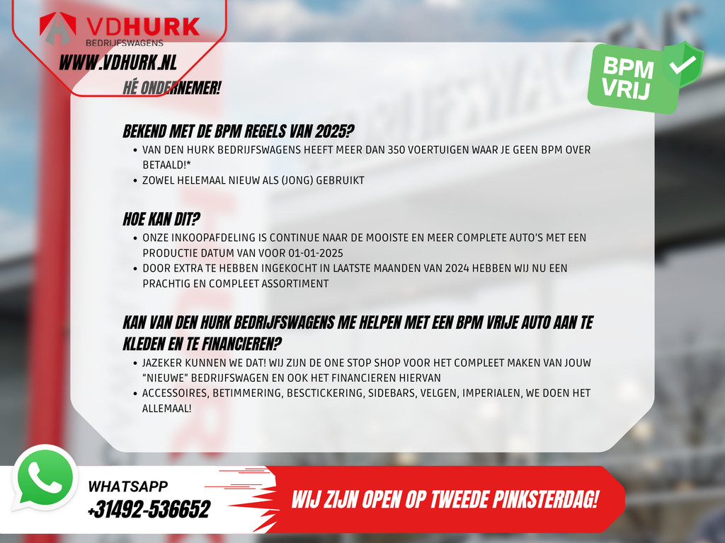 Volkswagen Transporter T6.1 2.0 TDI 150 pk DSG Aut. L2 BPM VRIJ! 2xSchuifdeur/ Carplay/ Camera/ Cruise/ PDC/ Airco 10