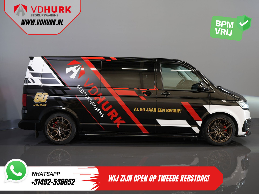 Volkswagen Transporter T6.1 2.0 TDI 150 pk DSG Aut. L2 DC Dubbel Cabine DEMO BPM VRIJ! Adapt.Cruise/ LED/ Stoelverw./ Navi/ Carplay/ PDC/ LMV/ Trekhaak 11