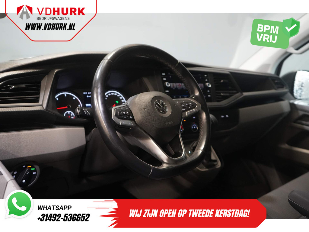 Volkswagen Transporter T6.1 2.0 TDI 150 pk DSG Aut. L2 DC Dubbel Cabine DEMO BPM VRIJ! Adapt.Cruise/ LED/ Stoelverw./ Navi/ Carplay/ PDC/ LMV/ Trekhaak 15