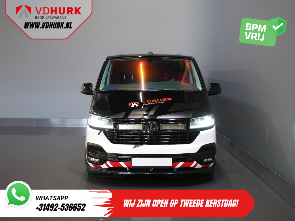 Volkswagen Transporter T6.1 2.0 TDI 150 pk DSG Aut. L2 DC Dubbel Cabine DEMO BPM VRIJ! Adapt.Cruise/ LED/ Stoelverw./ Navi/ Carplay/ PDC/ LMV/ Trekhaak 7
