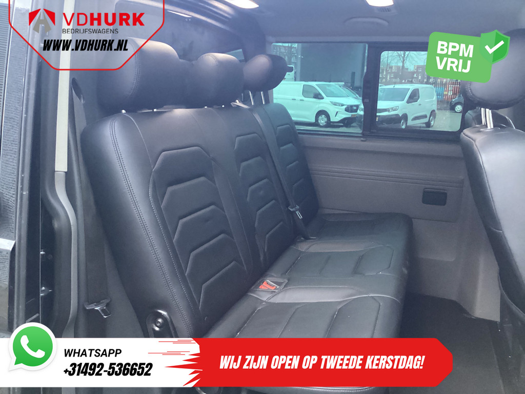 Volkswagen Transporter T6.1 2.0 TDI 150 pk DSG Aut. L2 DC Dubbel Cabine LED/ 20 LMV/ Elek. Schuifdeur/ Alpine/ Leder/ Climate/ Cruise/ Camera/ Trekhaak 11