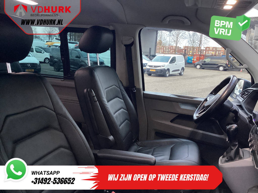 Volkswagen Transporter T6.1 2.0 TDI 150 pk DSG Aut. L2 DC Dubbel Cabine LED/ 20 LMV/ Elek. Schuifdeur/ Alpine/ Leder/ Climate/ Cruise/ Camera/ Trekhaak 12