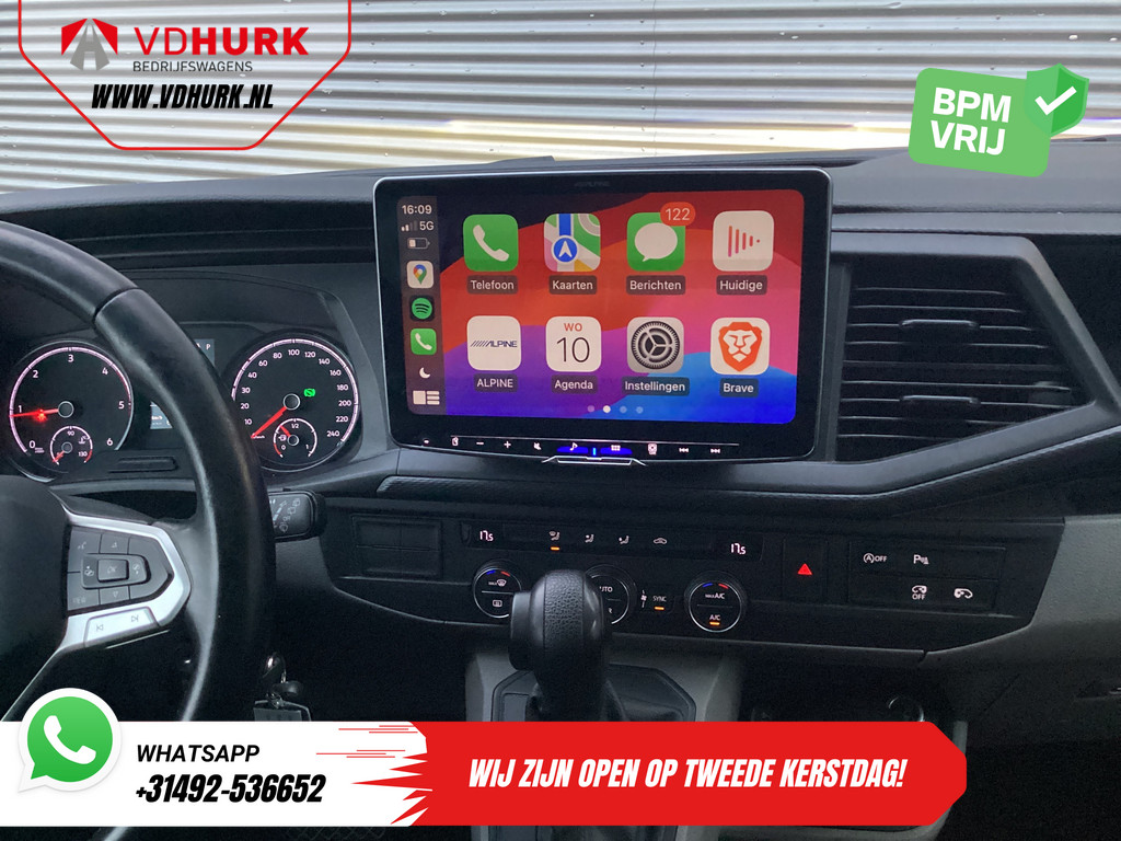 Volkswagen Transporter T6.1 2.0 TDI 150 pk DSG Aut. L2 DC Dubbel Cabine LED/ 20 LMV/ Elek. Schuifdeur/ Alpine/ Leder/ Climate/ Cruise/ Camera/ Trekhaak 13
