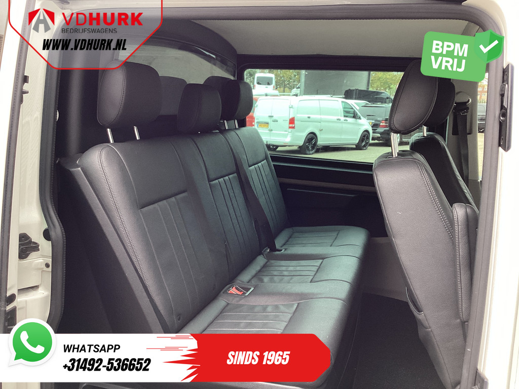 Volkswagen Transporter T6 2.0 TDI 150 pk DSG Aut. L2 Highline E6 DC Dubbel Cabine BPM VRIJ! Leder/ Cruise/ PDC/ Sidebars/ Trekhaak/ LMV/ DAB 11