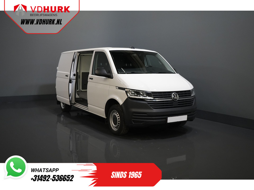 Volkswagen Transporter Volkswagen Transporter T6.1 2.0 TDI 150 pk DSG Aut. L2 2x Schuifdeur/ LED/ Stoelverw./ Standkachel/ Carplay/ 2.5t Trekverm. 8