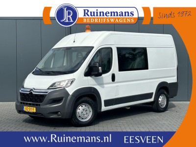 Citroen Jumper 35 2.2 HDI 131 PK / L2H2 / 1e EIG. / AICRO / NAVI / 7-PERS DUBBELE CABINE / 3 TONS TREKHAAK / CAMERA