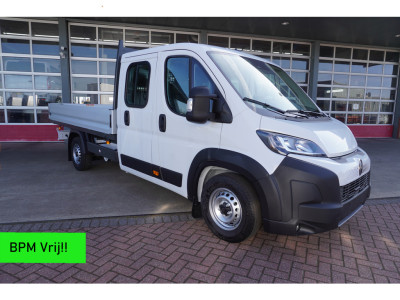 Citroën Jumper Pick-up Dubbelcabine 2.2 BlueHDi 140PK L4 3.5t Heavy Nr. V116 | Airco | Navi | Cruise | Camera | 7 Persoons