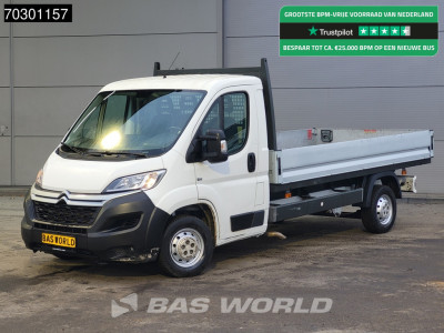 Citroen Jumper 130 PK Open Laadbak Navi Airco Cruise Euro6 Pritsche Pickup Airco Cruise control