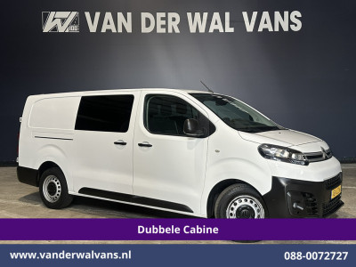 Citroën Jumpy 2.0 BlueHDI 123pk L3H1 Dubbele Cabine Euro6 Airco | 6-Zits | 2x Zijdeur | Camera | Navigatie | Apple Carplay Android Auto, Cruisecontrol, Parkeersensoren, 2500kg Trekhaak