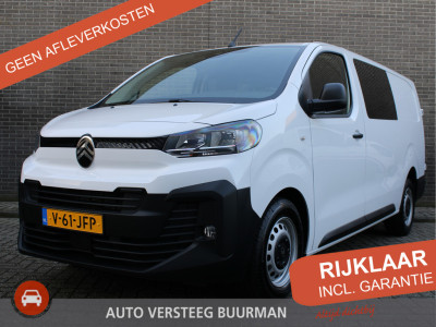 Citroen Jumpy 2.0 BlueHDI 145PK EAT8 Automaat L3 Dubbele Cabine Cruise & Climate control, Navigatie, Radio/DAB, Bluetooth, Pack City Plus