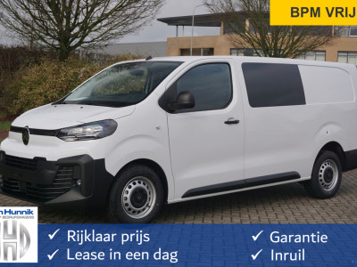 Citroën Jumpy 2.0D 145PK L3H1 Dubbel Cabine BPM VRIJ!! Apple CP / Android A, Cruise, Camera!! Nr. 01*