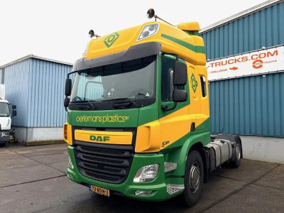 DAF CF 400 SPACECAB (EURO 6 / AS-TRONIC / 8.000 KG. FRONT AXLE / AIRCONDITIONING / FRIDGE / CAMERA SYSTEM / COMPLETE SPOILERSET / ETC.)