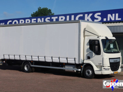DAF LF 250 LF250 FA Schuifzeil +Dhollandia 1500 kg