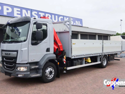 DAF LF 260 Openwagen+ Kraan Fassi F85 B023+ Radio controle foto 2