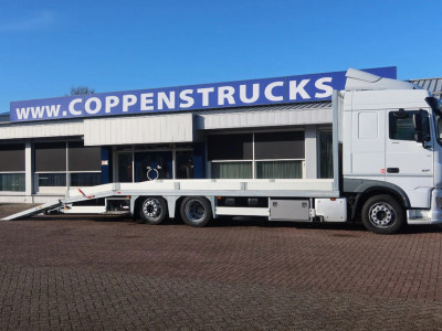 DAF XF 450 6x2 Oprijwagen vloerhoogte 100 cm + 2x  bed + lift as foto 11