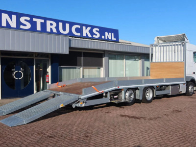 DAF XF 450 6x2 Oprijwagen vloerhoogte 100 cm + 2x  bed + lift as foto 12