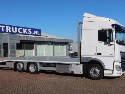 DAF XF 450 6x2 Oprijwagen vloerhoogte 100 cm + 2x  bed + lift as foto 2