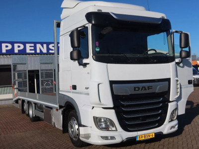 DAF XF 450 6x2 Oprijwagen vloerhoogte 100 cm + 2x  bed + lift as foto 8