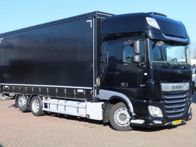 DAF XF 480 6X2 schuifzeil + schuifdak, Voorbereiding les auto 2