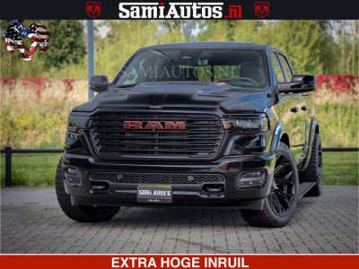 Dodge RAM 1500 Night Premium | Full Option | De Meest Luxe Pick-Up in zijn Klasse | Comfortabele Dubbele Cabine met Royale 5 Zitplaatsen | BPM vrij | Nu Leverbaar uit Voorraad | Voorraad Nr 2200 - 0886