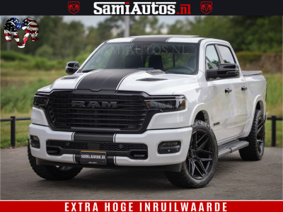 Dodge RAM 1500 Night Premium | Full Option | De Meest Luxe Pick-Up in zijn Klasse | Comfortabele Dubbele Cabine met Royale 5 Zitplaatsen | BPM vrij | Nu Leverbaar uit Voorraad | Voorraad Nr 2230 - 8765