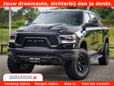 Dodge RAM 1500 REBEL TRX STYLE | BODY LIFT | RAM BAR | 4X4 | LPG | HUD HEADUP | DIGI CLUSTER | 360CAM | ADAPTIVE CRUISE | RAM BAR ROLLCOVER | Comfortabele Dubbele Cabine met Royale 5 Zitplaatsen |