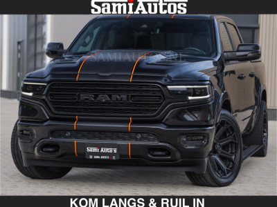 Dodge RAM BEAST | LIMITED 5.7 V8 HEMI | HUD | STRIPING | BREDE WIELEN | BLACK ON BLACK | LUCHTVERING | BOM VOL | DC | CREW CAB DUBBELE CABINE | 5 PERSOONS | GRIJSKENTEKEN | foto 2