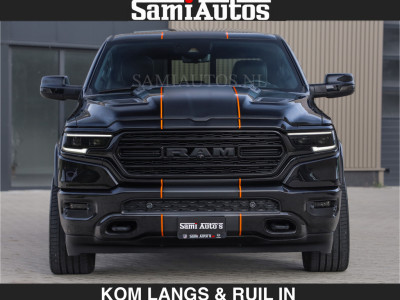 Dodge RAM BEAST | LIMITED 5.7 V8 HEMI | HUD | STRIPING | BREDE WIELEN | BLACK ON BLACK | LUCHTVERING | BOM VOL | DC | CREW CAB DUBBELE CABINE | 5 PERSOONS | GRIJSKENTEKEN | foto 20