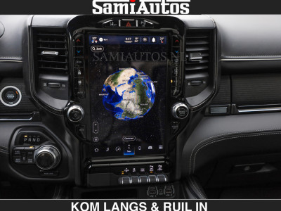 Dodge RAM BEAST | LIMITED 5.7 V8 HEMI | HUD | STRIPING | BREDE WIELEN | BLACK ON BLACK | LUCHTVERING | BOM VOL | DC | CREW CAB DUBBELE CABINE | 5 PERSOONS | GRIJSKENTEKEN | foto 8